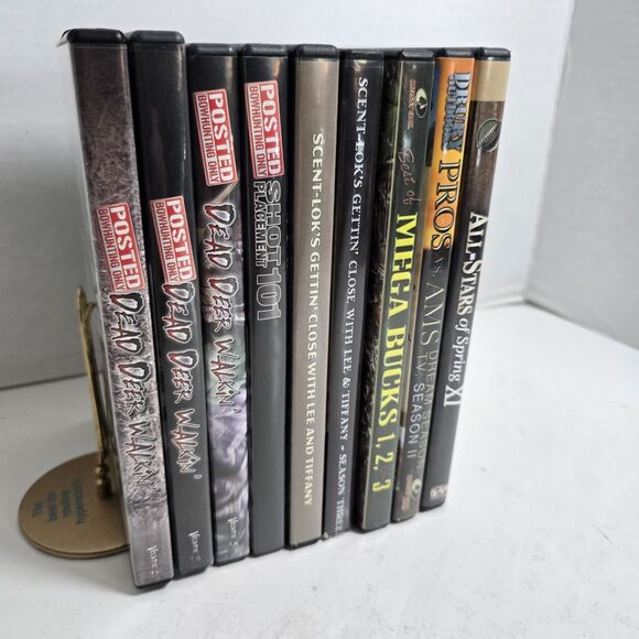 12 Hunting DVD Lot Gettin' Close Posted Bowhunting Drury Mega Bucks Turkey Deer - Picture 3 of 16